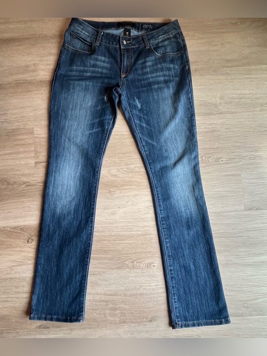 Rocawear Denim - Rocawear Simone Straight Leg Jeans Size 11 Embroidered Pockets Blue Denim